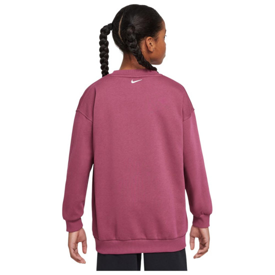 Nike Παιδικό φούτερ Sportswear Club Fleece Oversized Crew Sweatshirt Nike Παιδικό φούτερ Sportswear Club Fleece Oversized Crew Sweatshirt